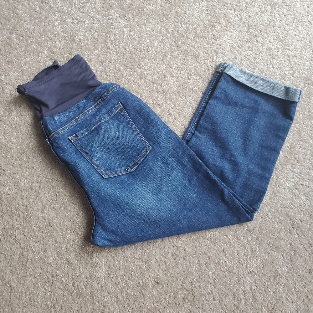 Maternity Old Navy Denim Capri Pants